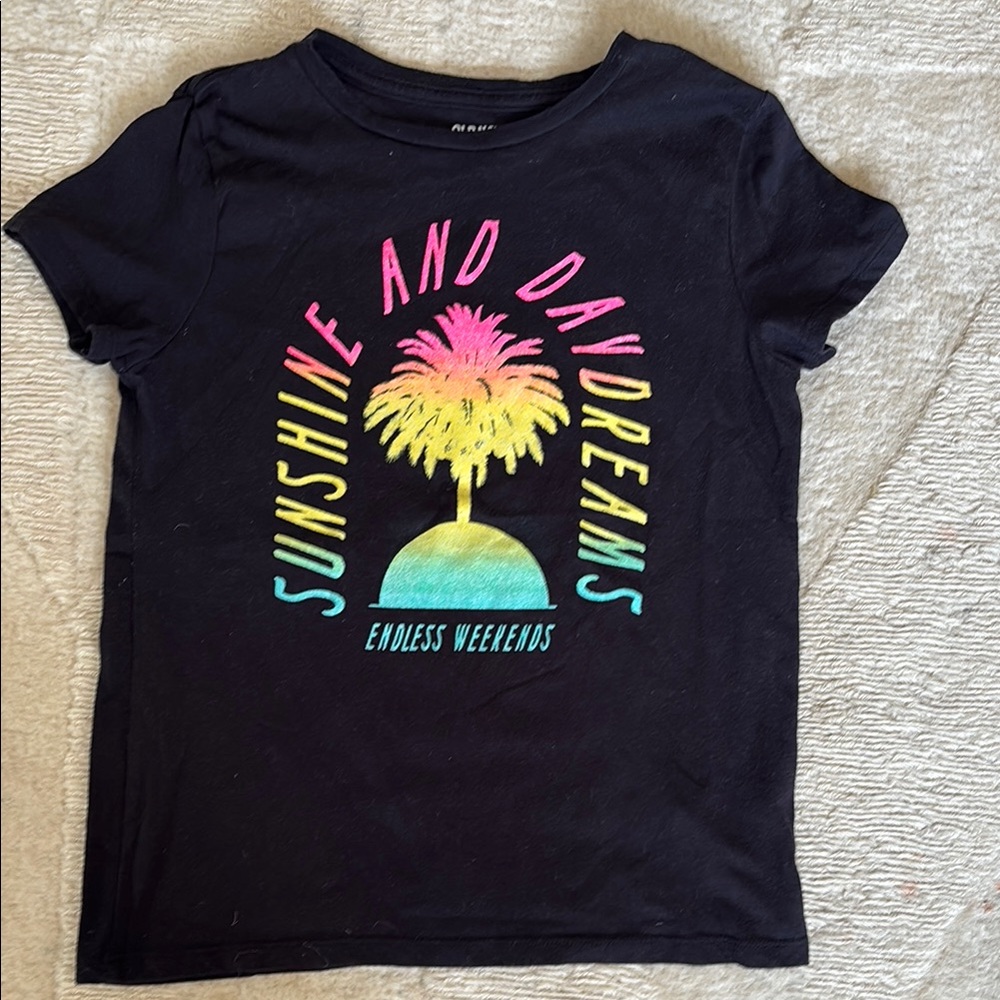 Girls Size Large T-shirt Bundle - Pink, Blue, Black - Picture 2 of 9